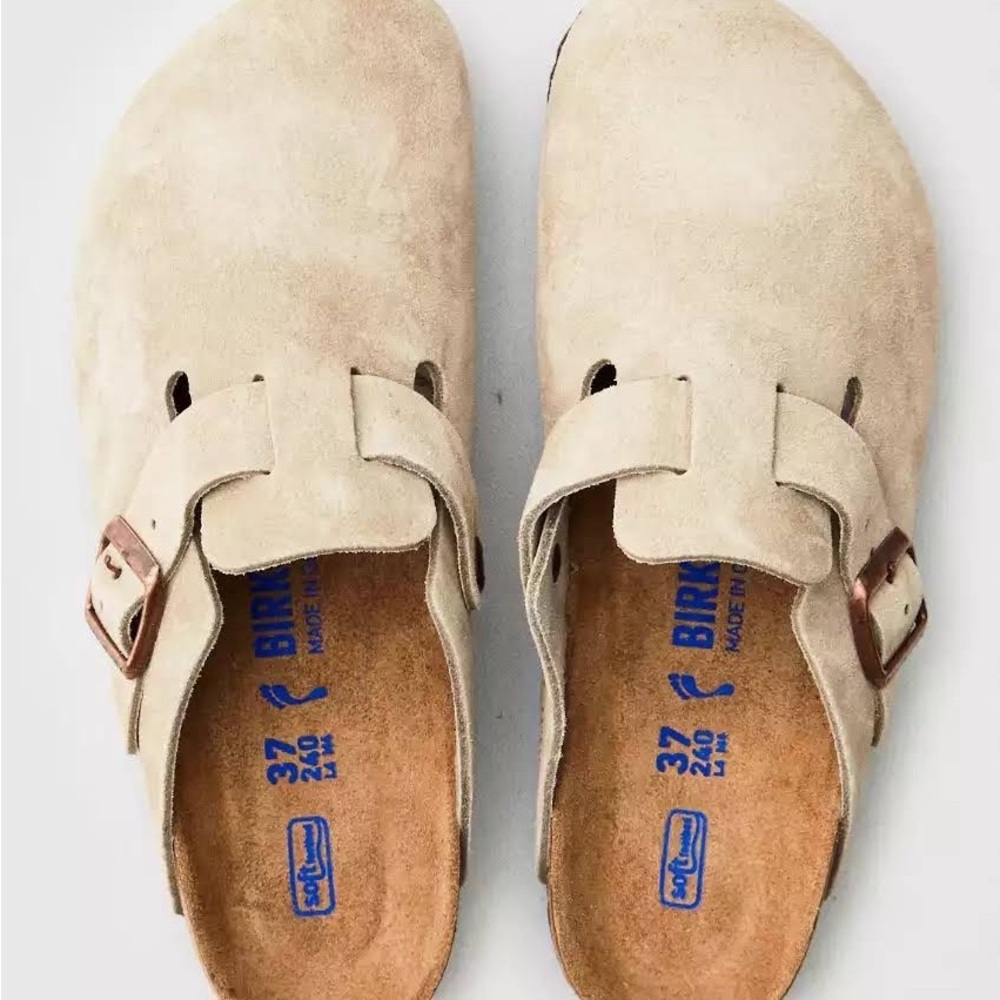 Size 38 Birkenstock bostons bought in key west Florida this spring break!